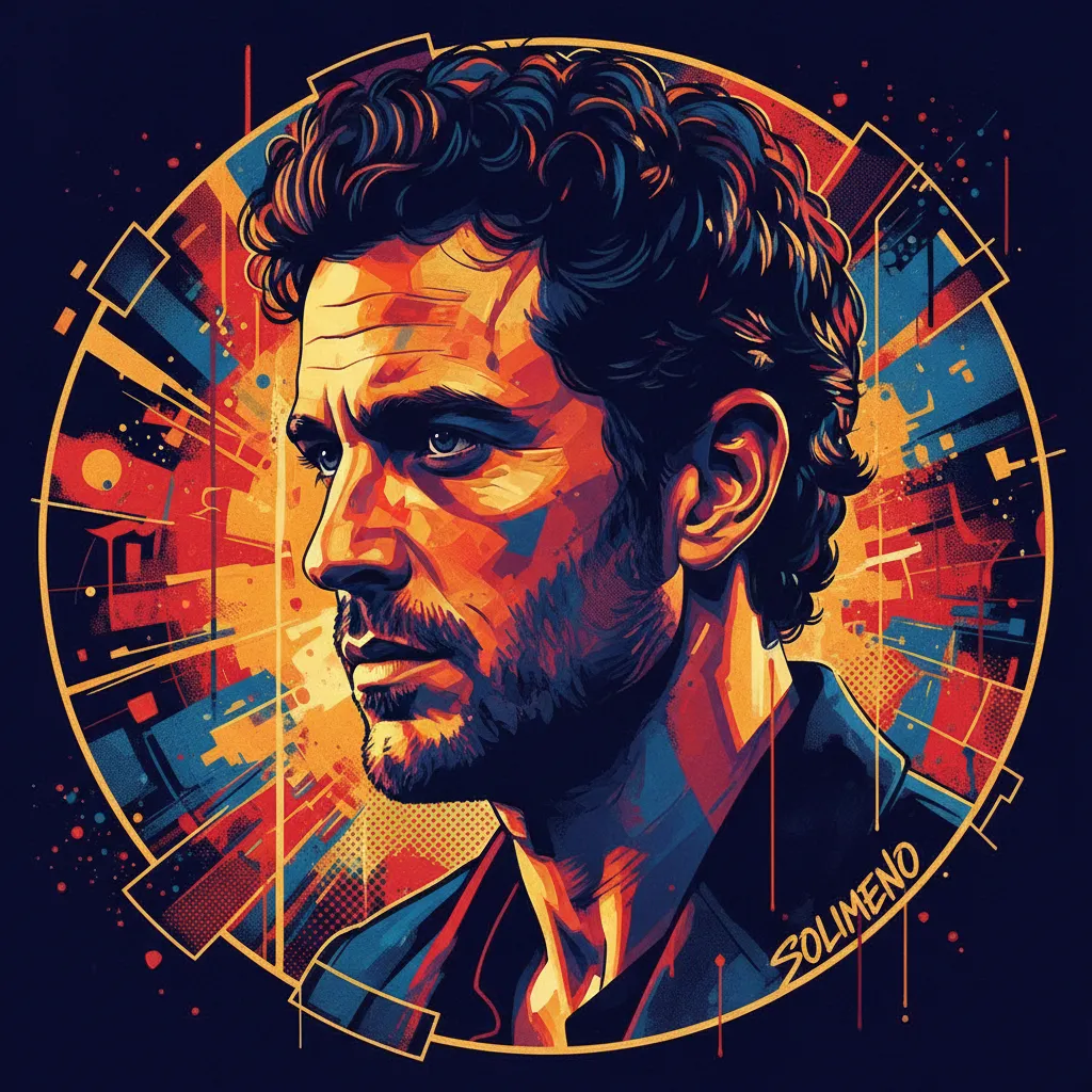 Artistic portrait of Cristian Solimeno