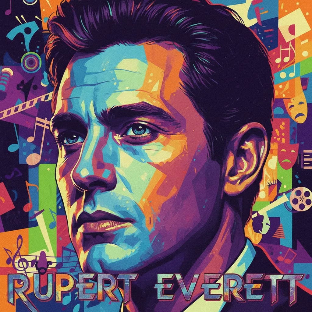 Artistic portrait of Rupert Everett