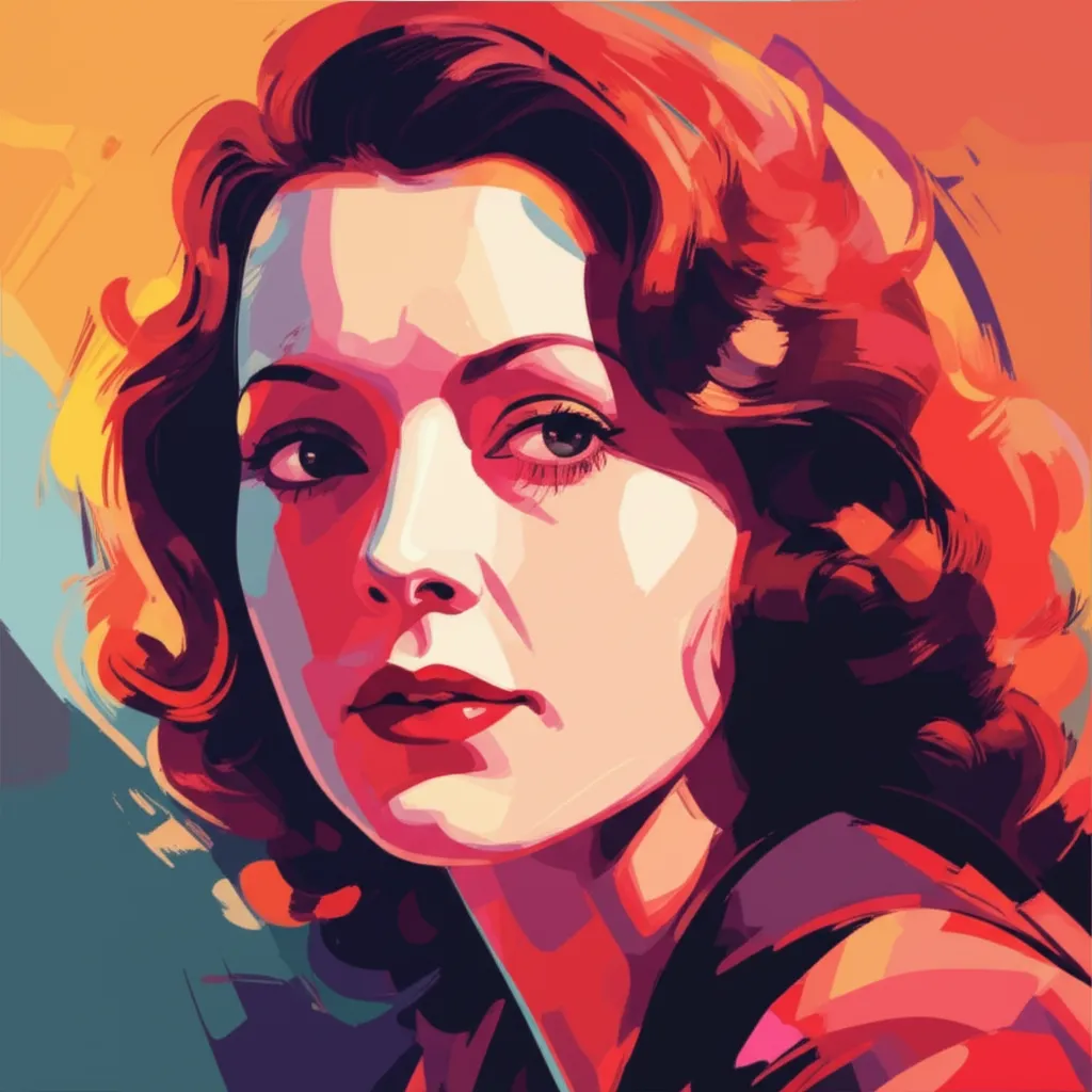 Artistic portrait of Margaret Sullavan