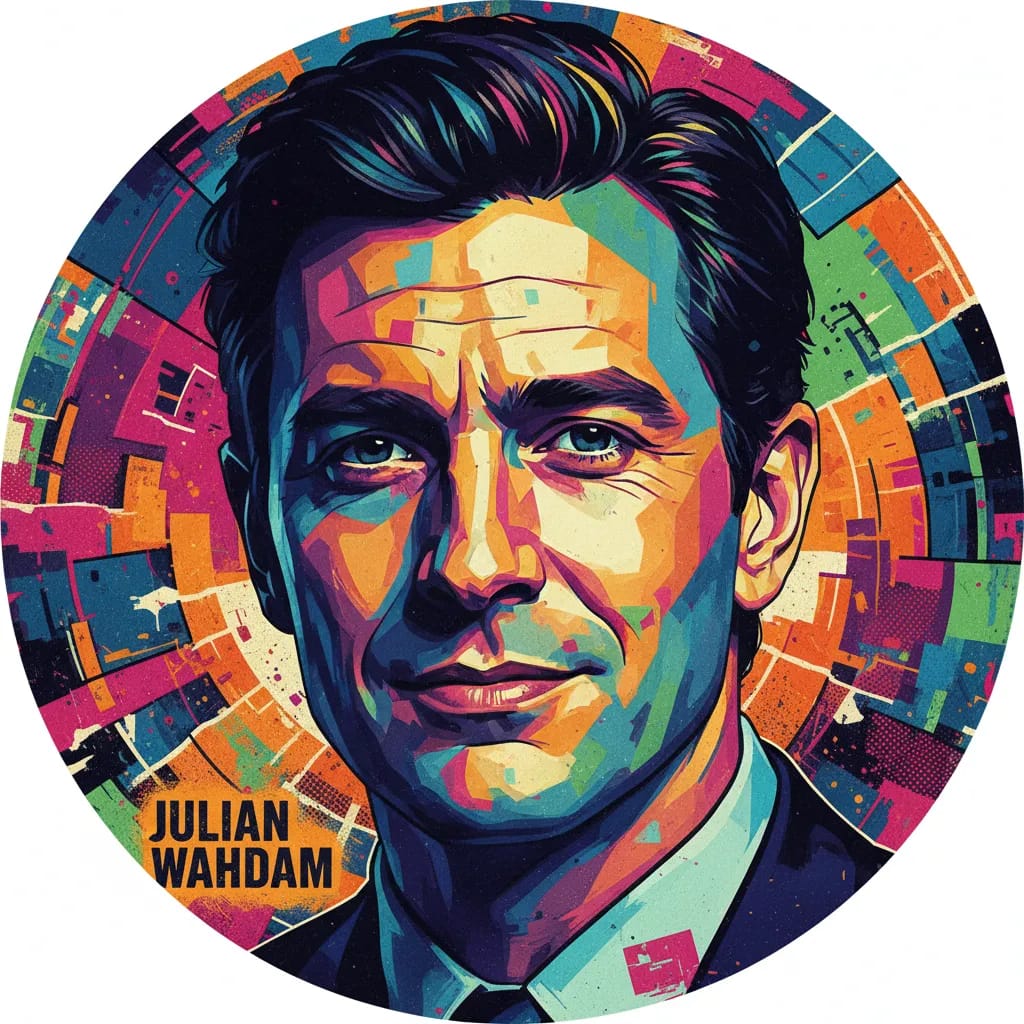 Artistic portrait of Julian Wadham