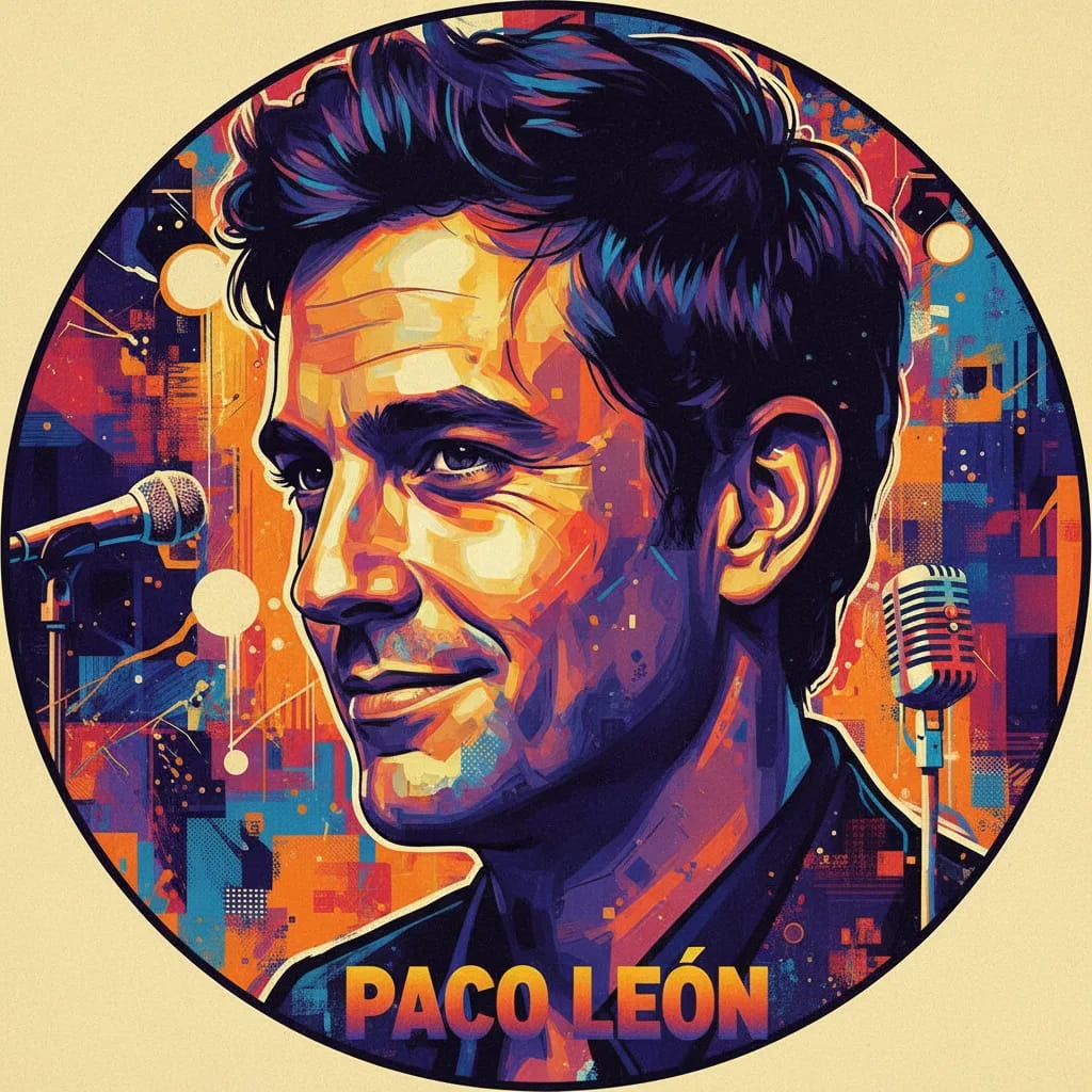 Artistic portrait of Paco León