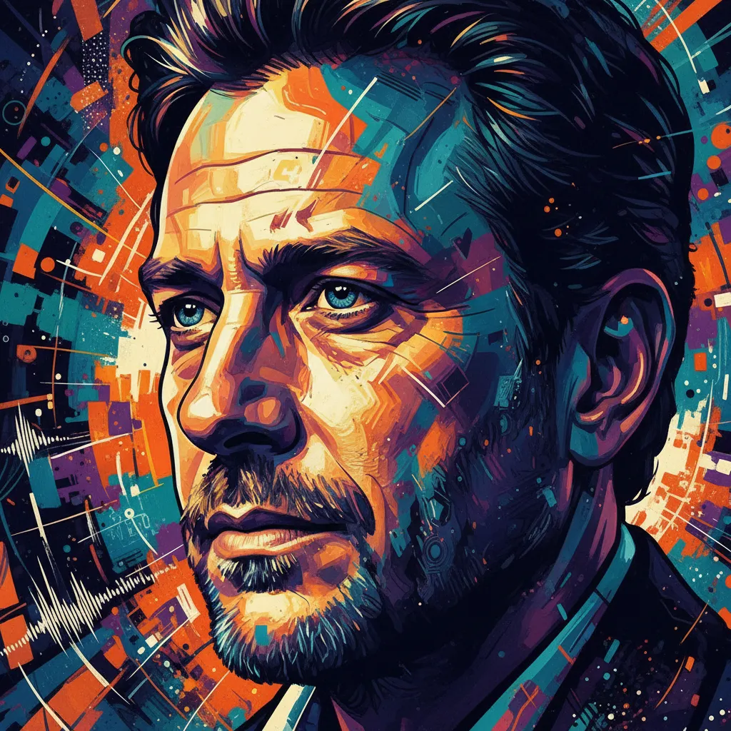 Artistic portrait of Graham Beckel