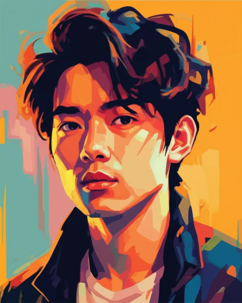 Artistic portrait of Kei Satô
