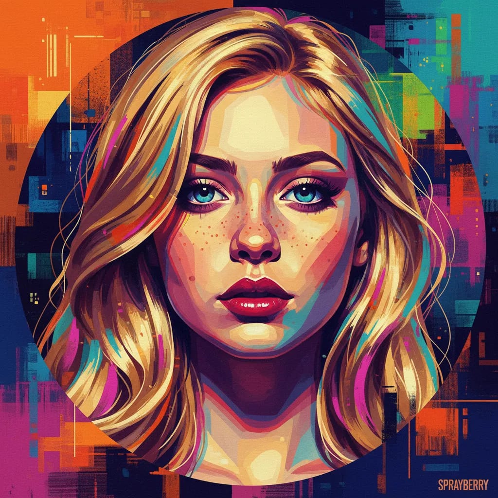 Artistic portrait of Ellery Sprayberry