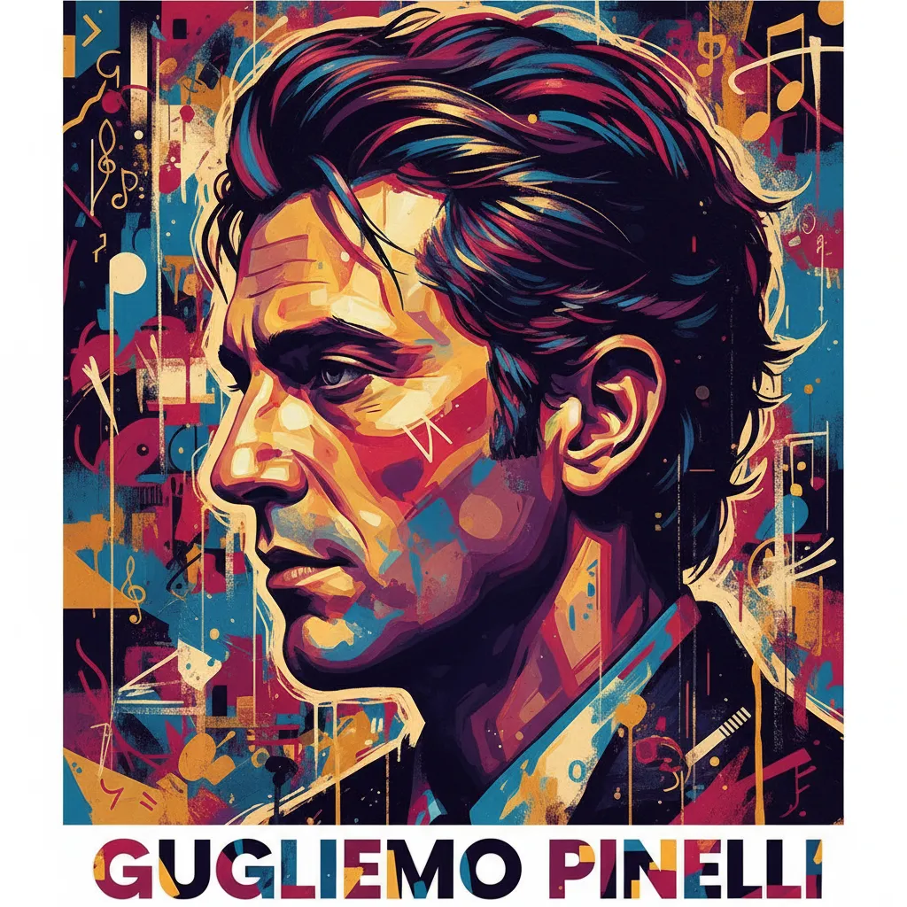 Artistic portrait of Guglielmo Pinelli