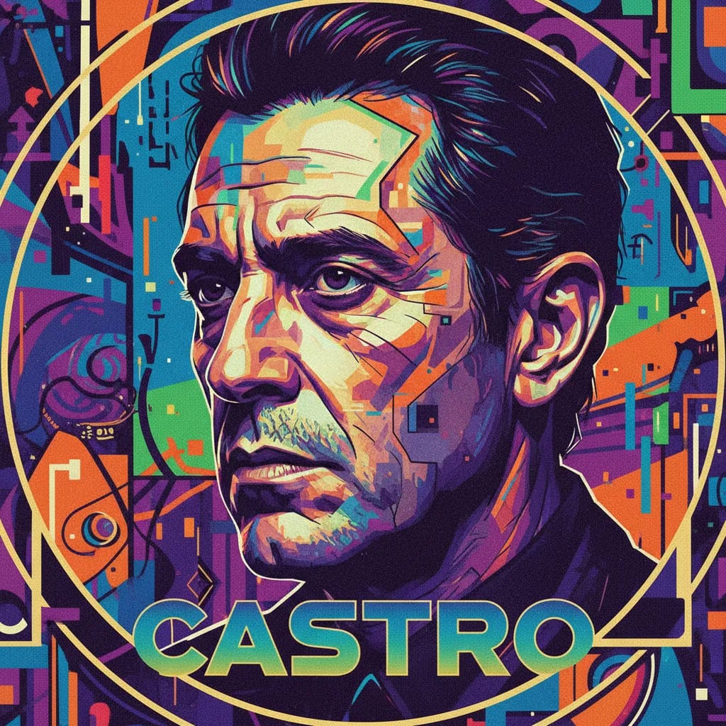 Artistic portrait of Alfredo Castro