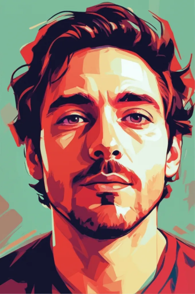Artistic portrait of Dan Riba