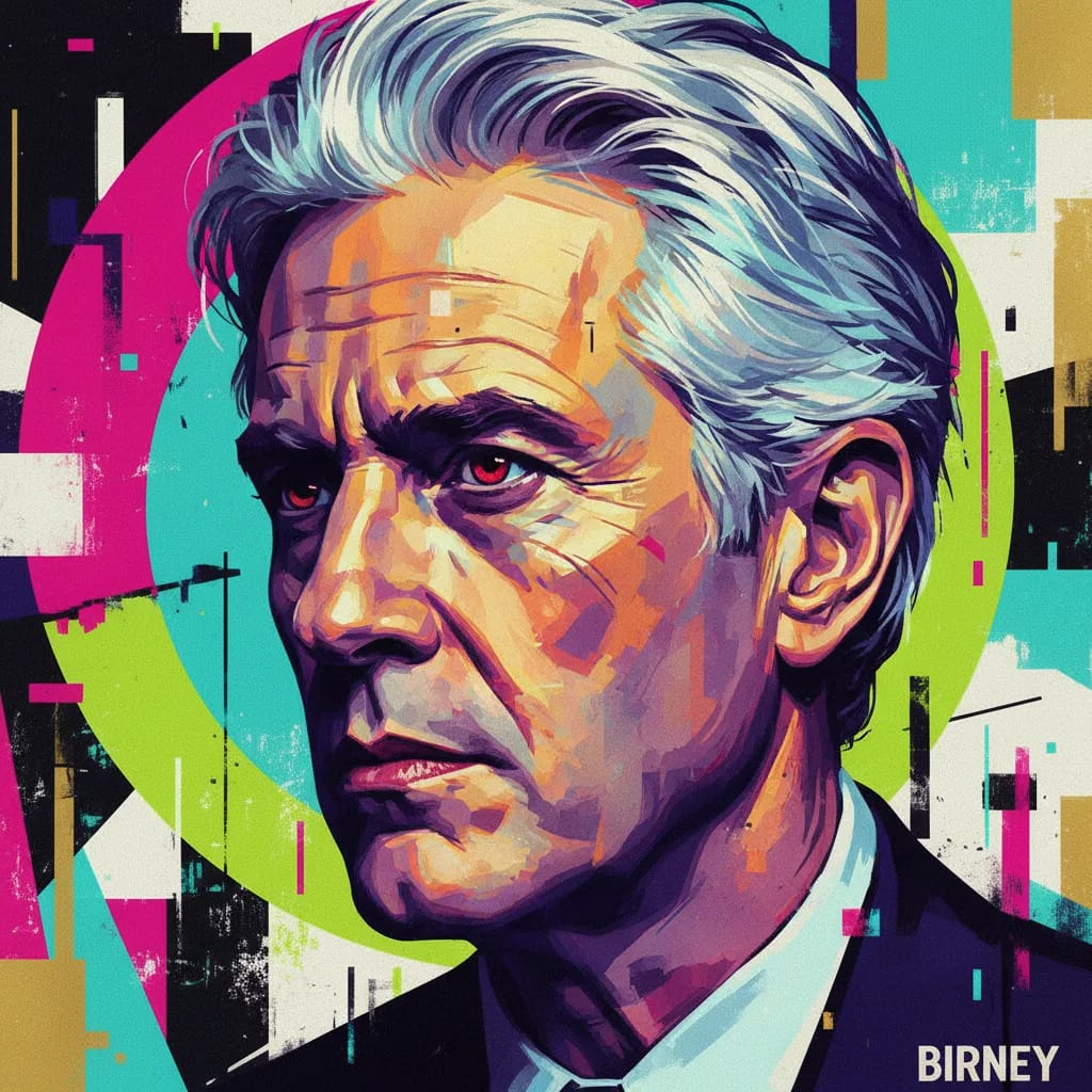 Artistic portrait of Reed Birney