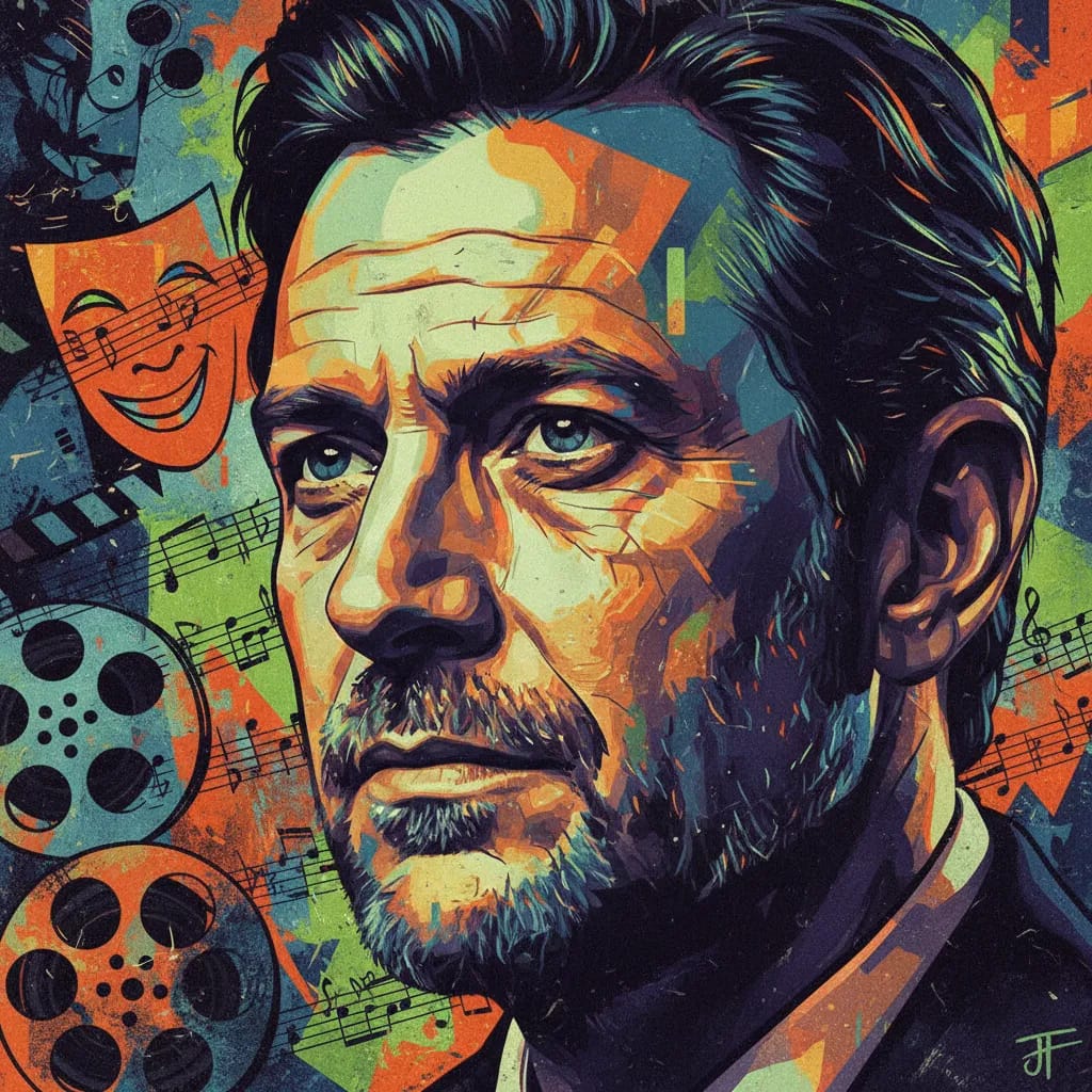 Artistic portrait of Jeffrey Thomas