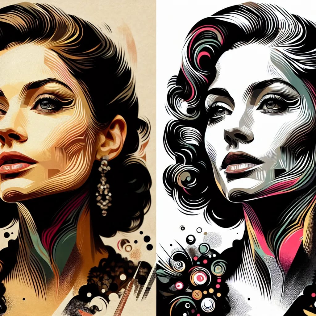 Artistic portrait of Lilia Skala