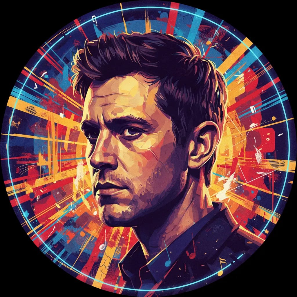 Artistic portrait of Stephen Wight