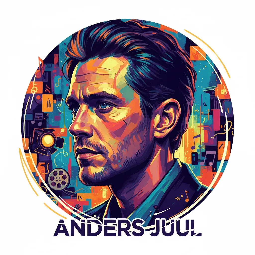 Artistic portrait of Anders Juul