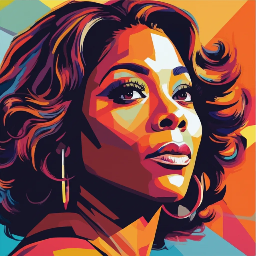 Artistic portrait of Tiffany Haddish