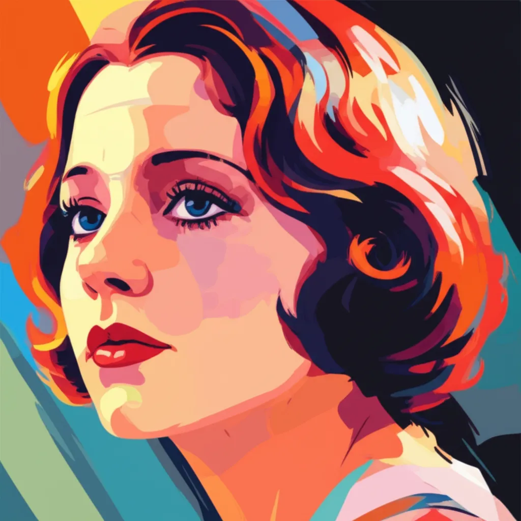 Artistic portrait of Merna Kennedy