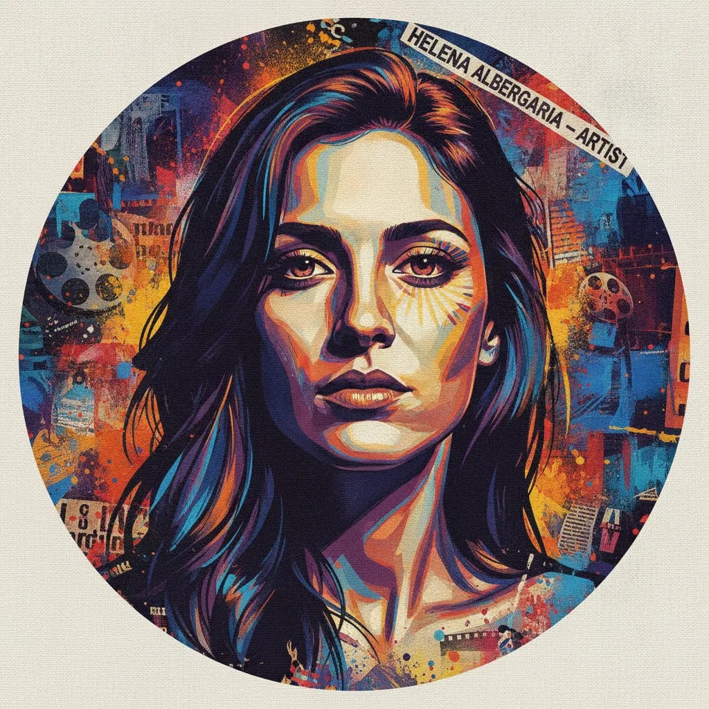 Artistic portrait of Helena Albergaria