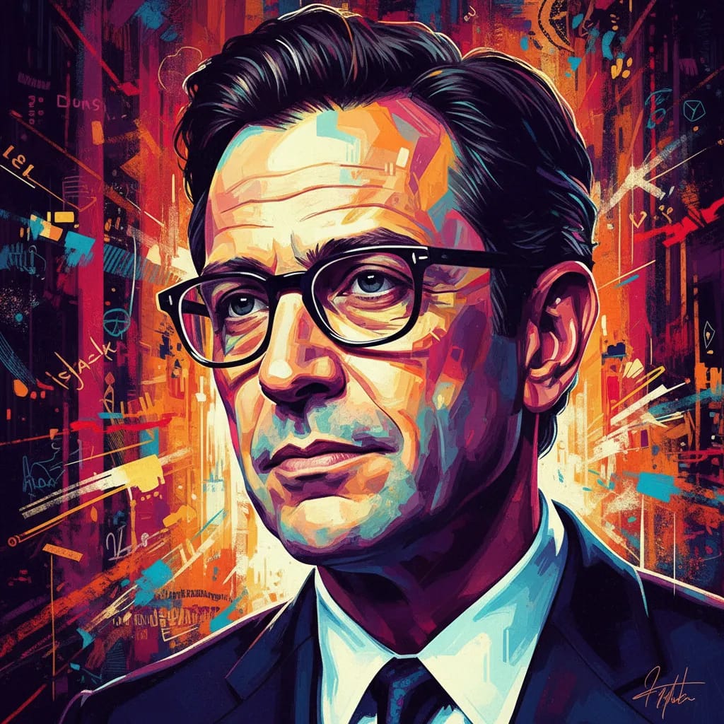 Artistic portrait of Tony Shalhoub