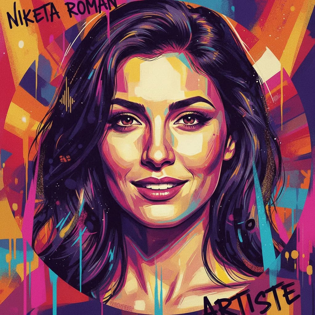 Artistic portrait of Niketa Roman