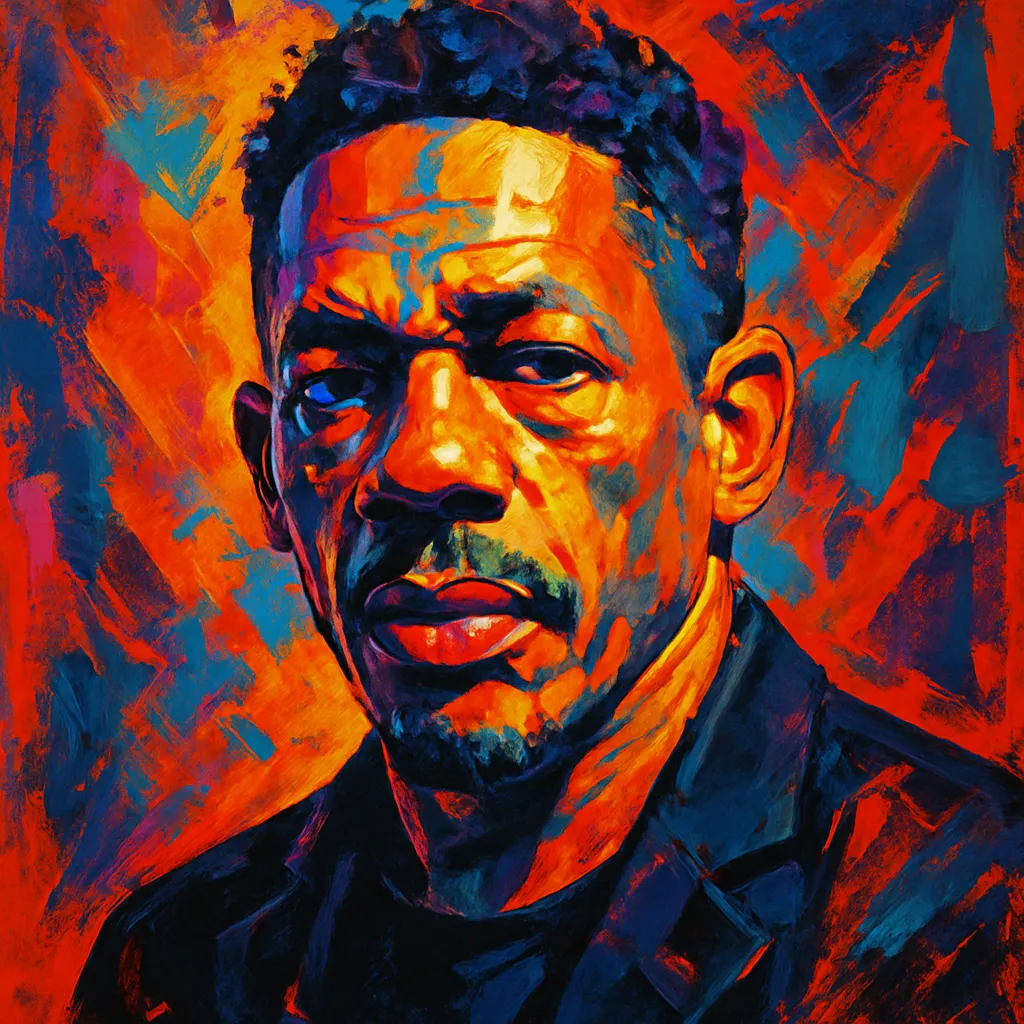 Artistic portrait of JoeyStarr