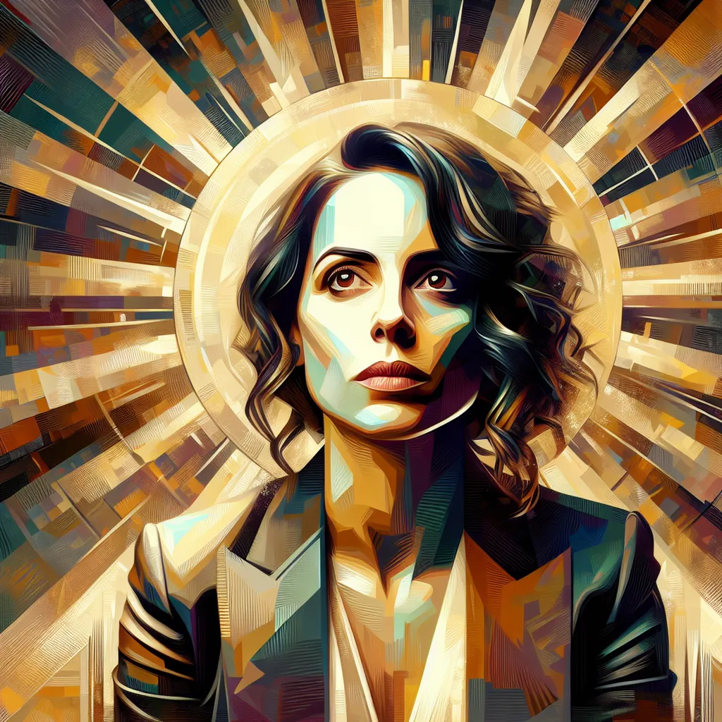Artistic portrait of Patty Mullen