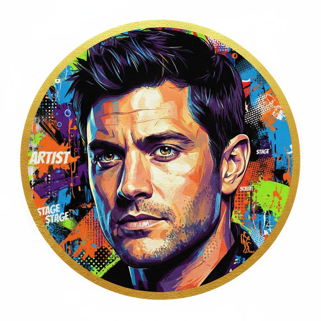 Artistic portrait of Alex O'Loughlin