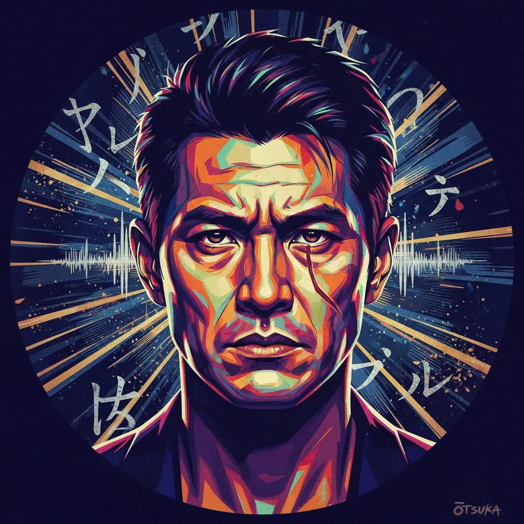 Artistic portrait of Akio Ôtsuka