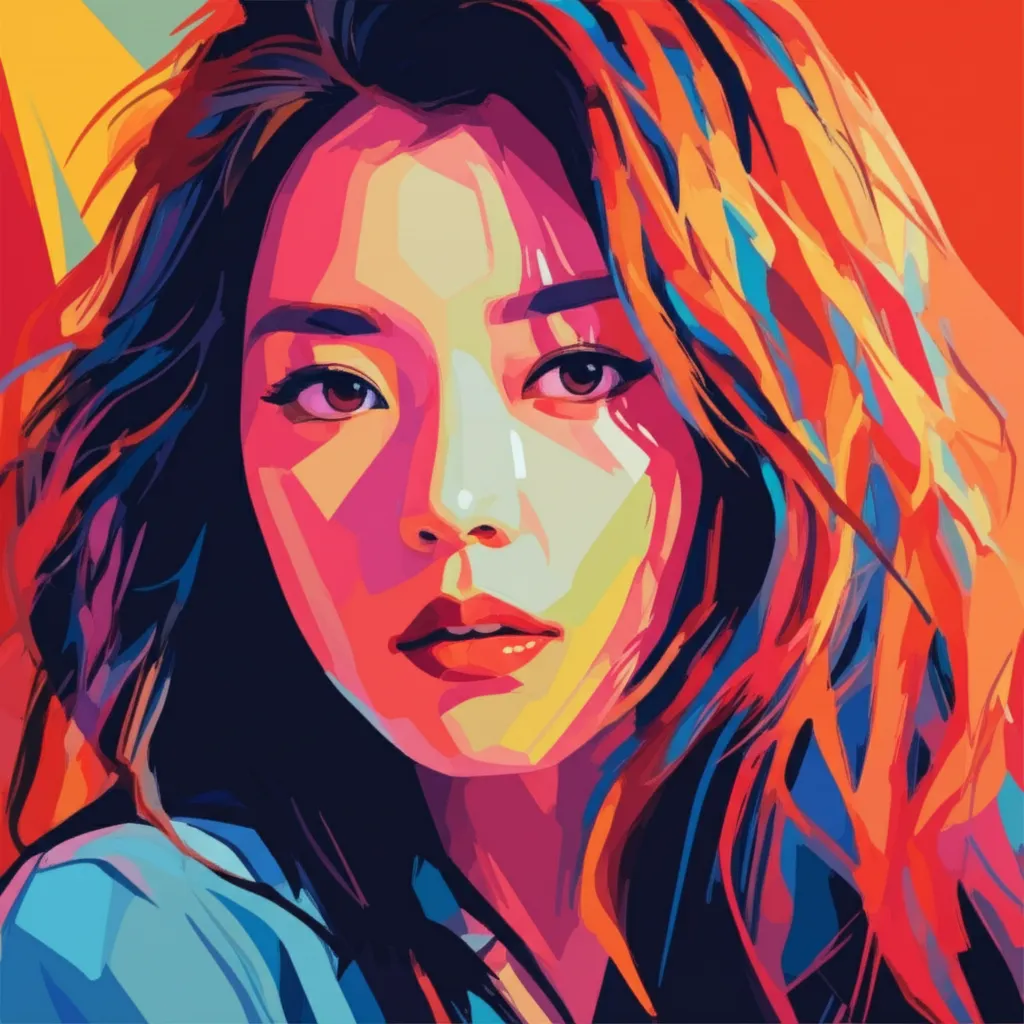 Artistic portrait of Jun Ji-hyun