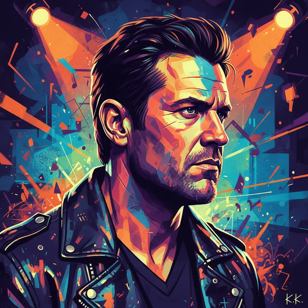 Artistic portrait of Ken Kirzinger