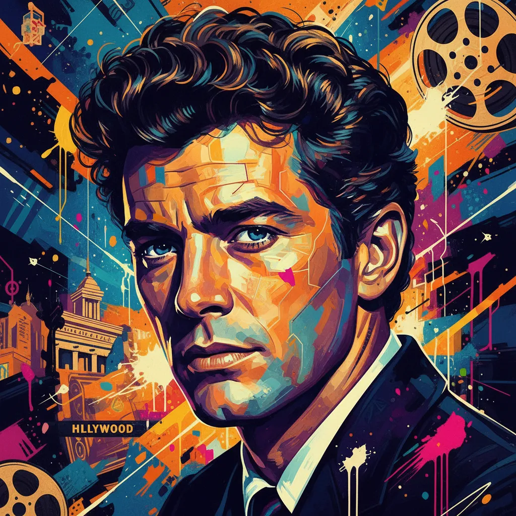 Artistic portrait of John Derek