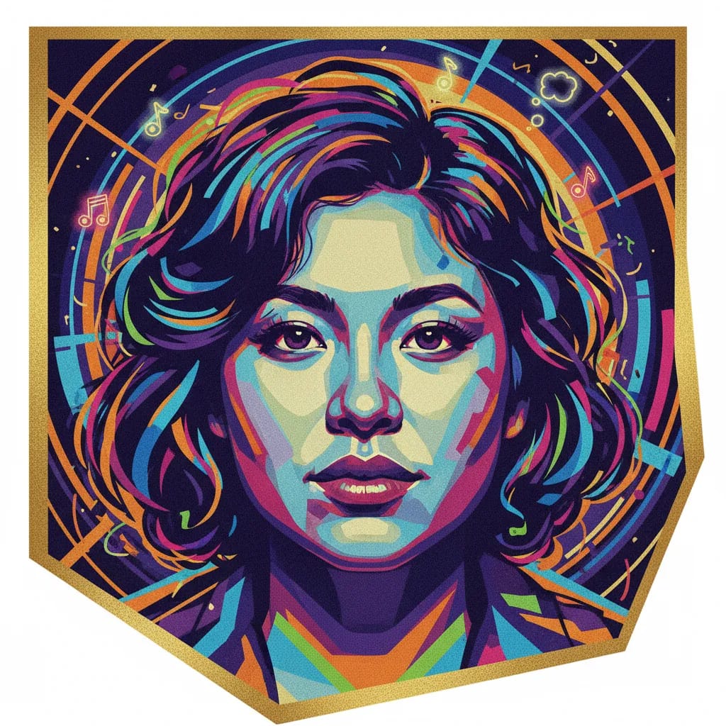 Artistic portrait of Charlyne Yi