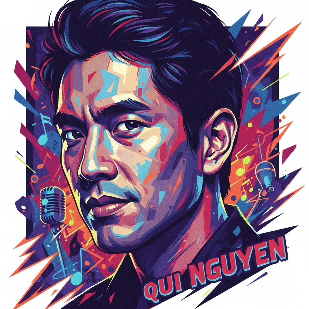 Artistic portrait of Qui Nguyen