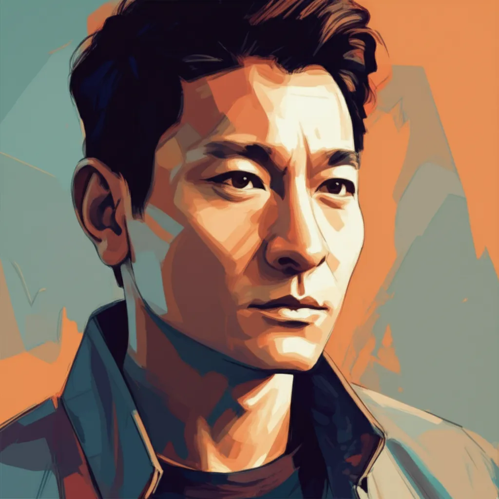 Artistic portrait of Andy Lau