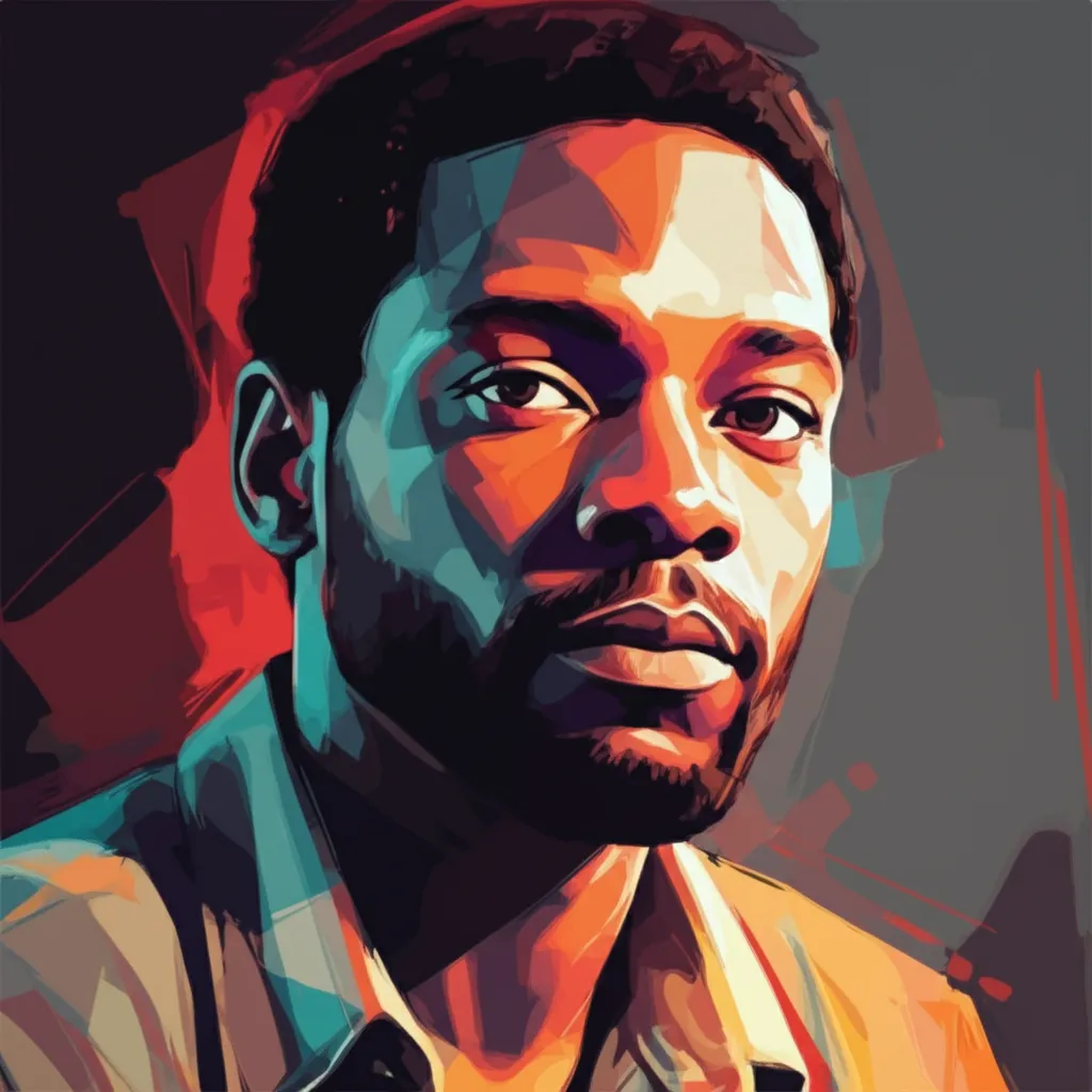 Artistic portrait of Dorsey Wright