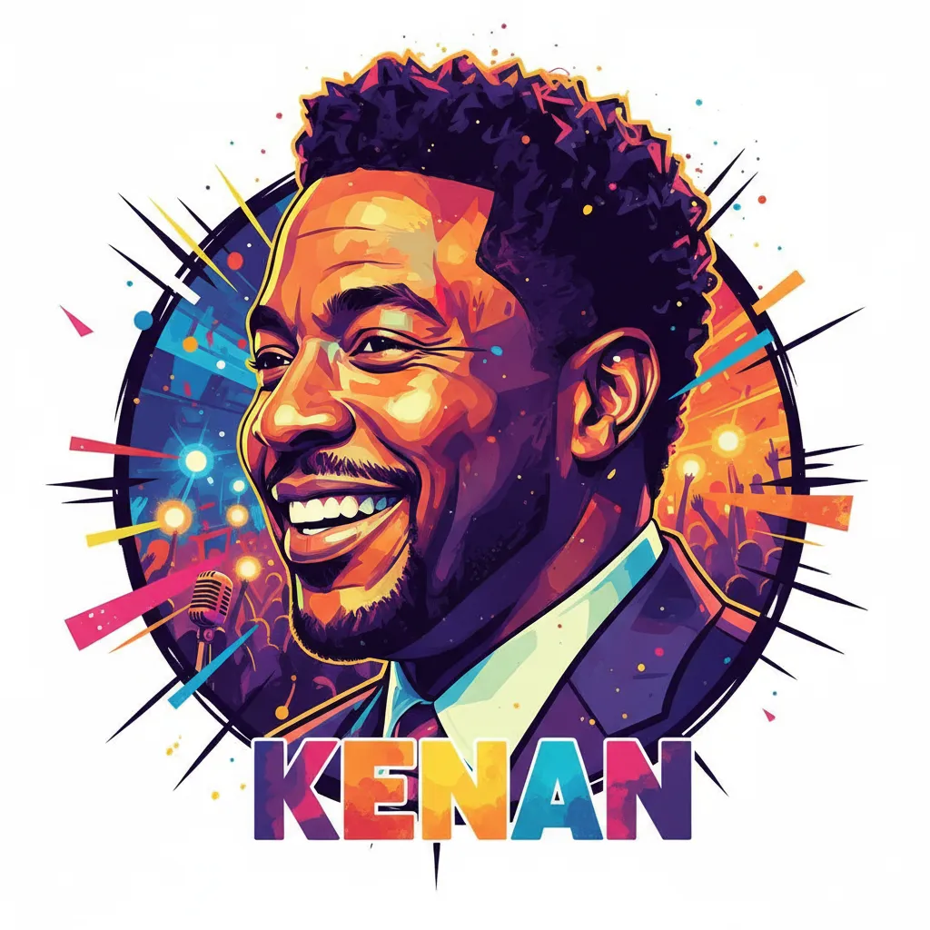 Artistic portrait of Kenan Thompson