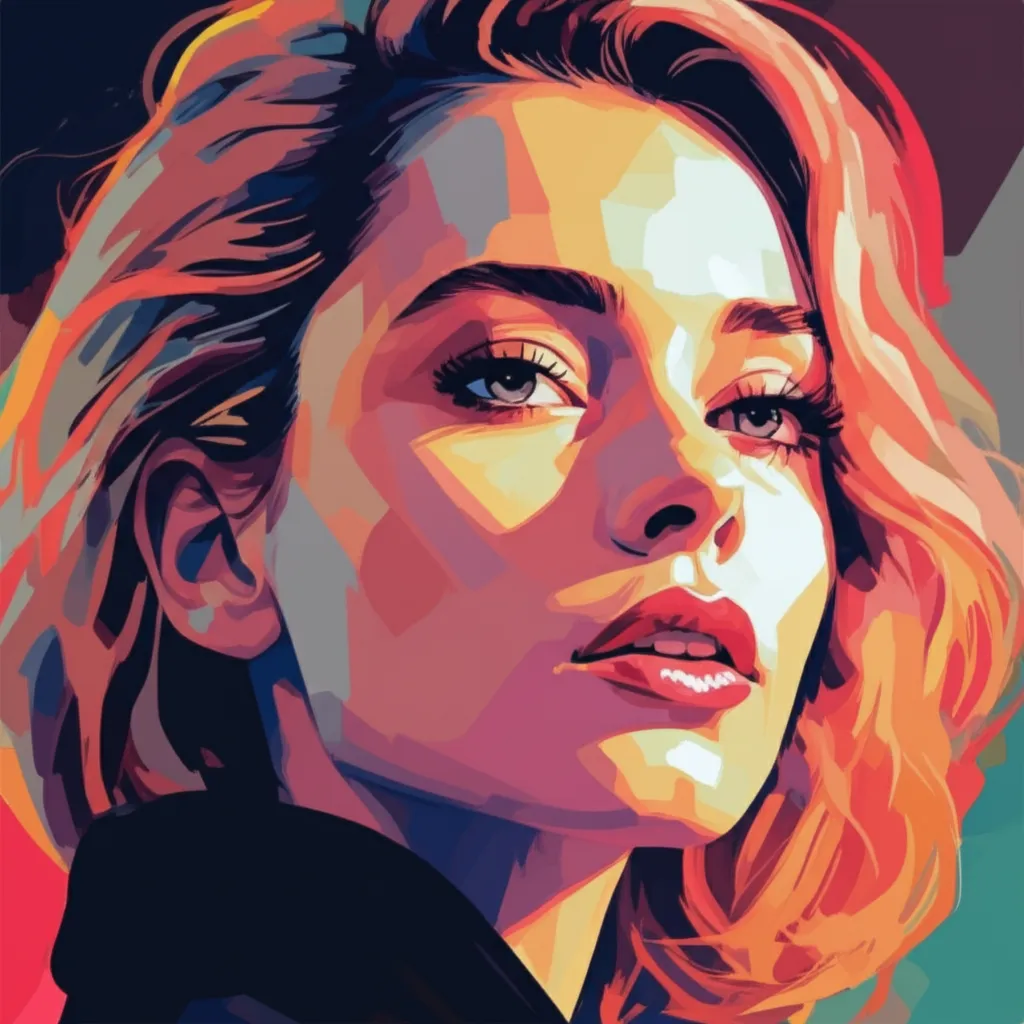 Artistic portrait of Elizabeth Debicki