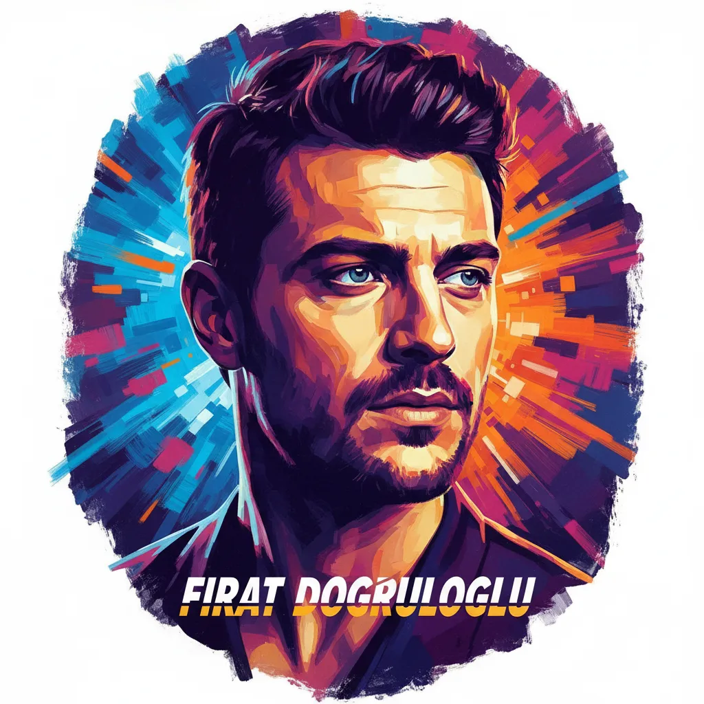 Artistic portrait of Firat Dogruloglu