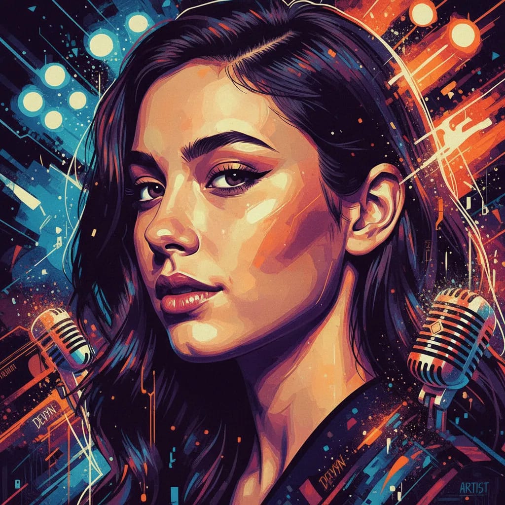 Artistic portrait of Devyn McDowell