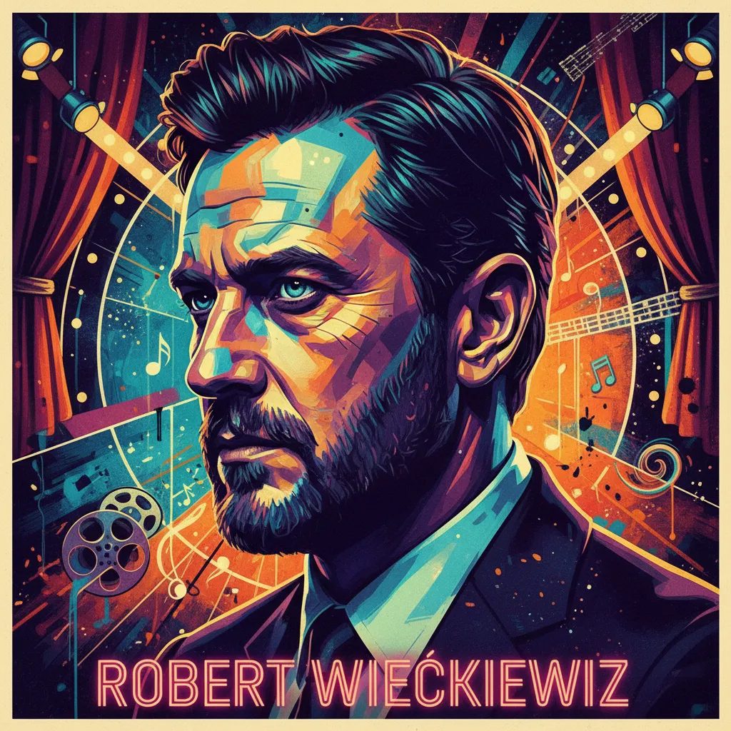 Artistic portrait of Robert Wieckiewicz