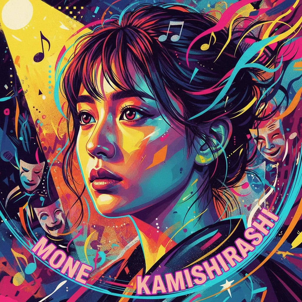 Artistic portrait of Mone Kamishiraishi