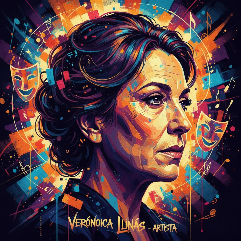 Artistic portrait of Verónica Llinás