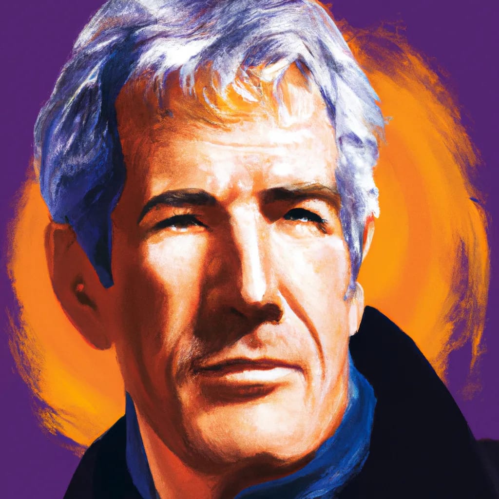 Artistic portrait of Richard Gere