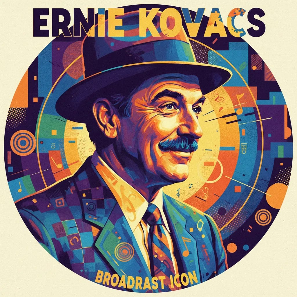 Artistic portrait of Ernie Kovacs