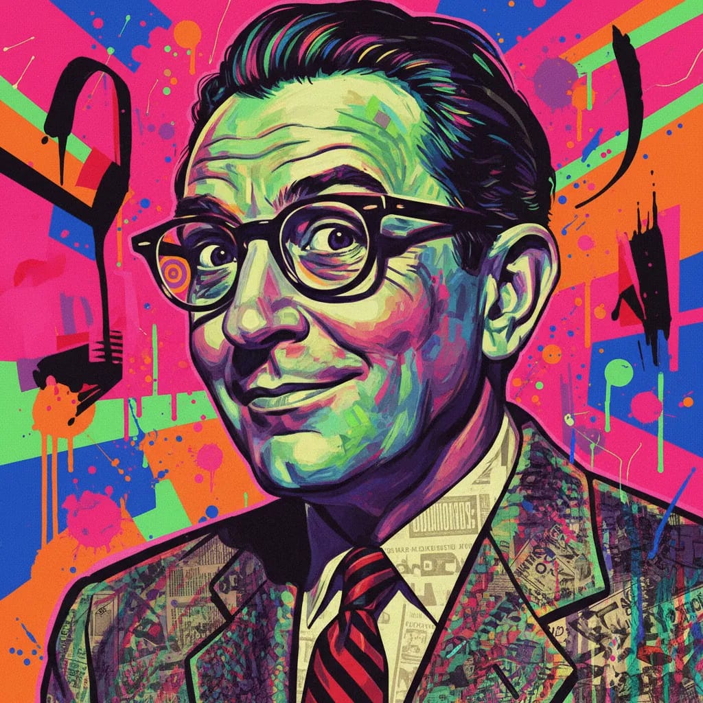 Artistic portrait of Arnold Stang