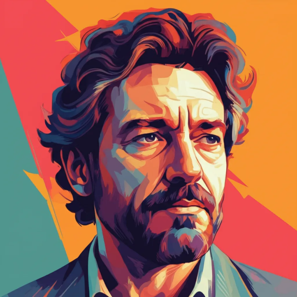 Artistic portrait of Ieroklis Michaelidis