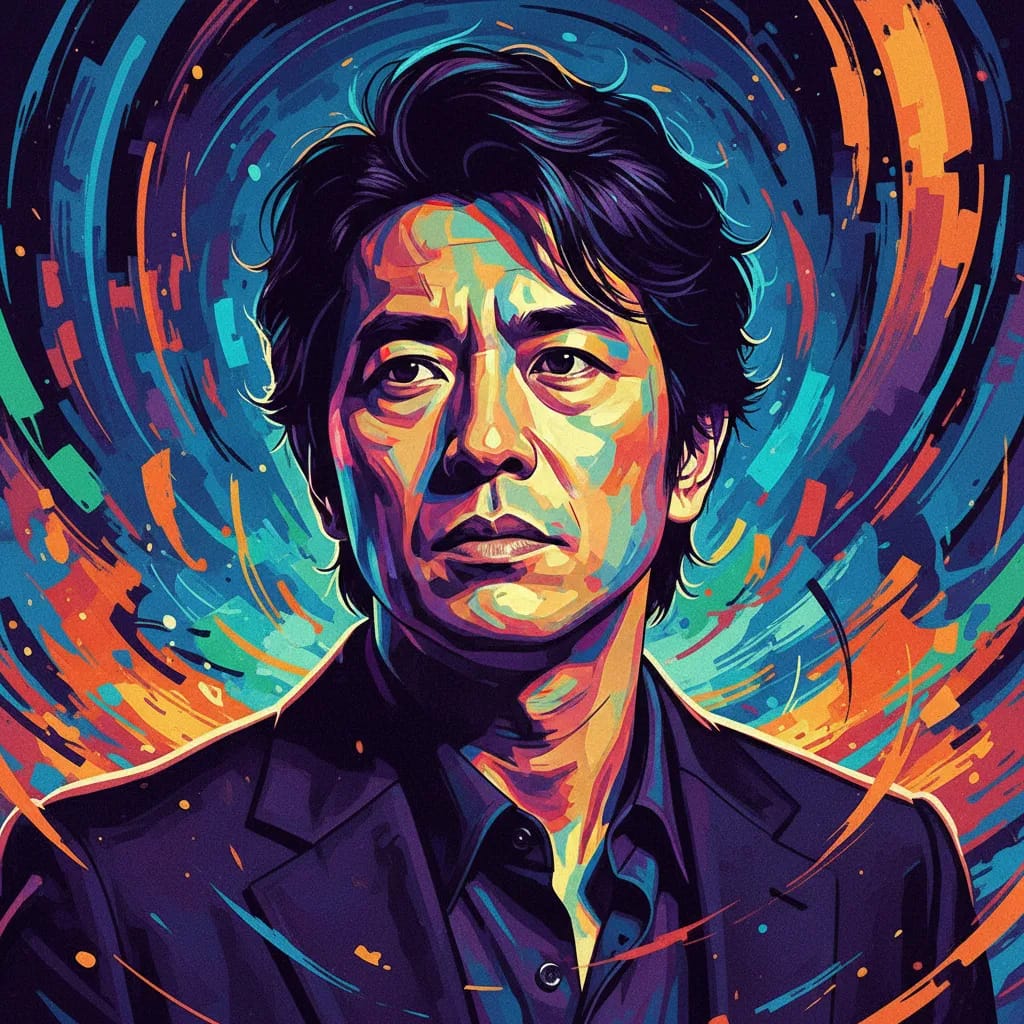 Artistic portrait of Yoshiyuki Morishita