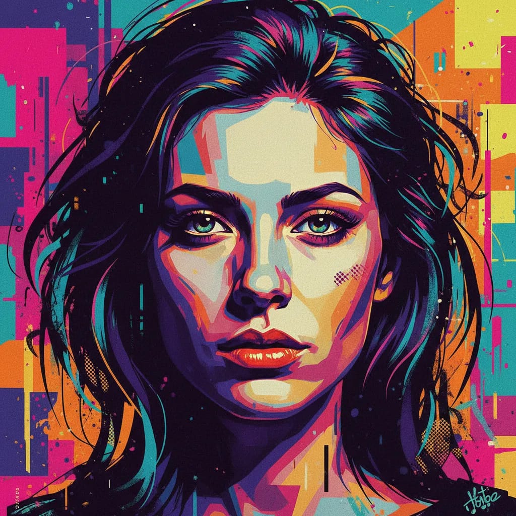 Artistic portrait of Marie Maser
