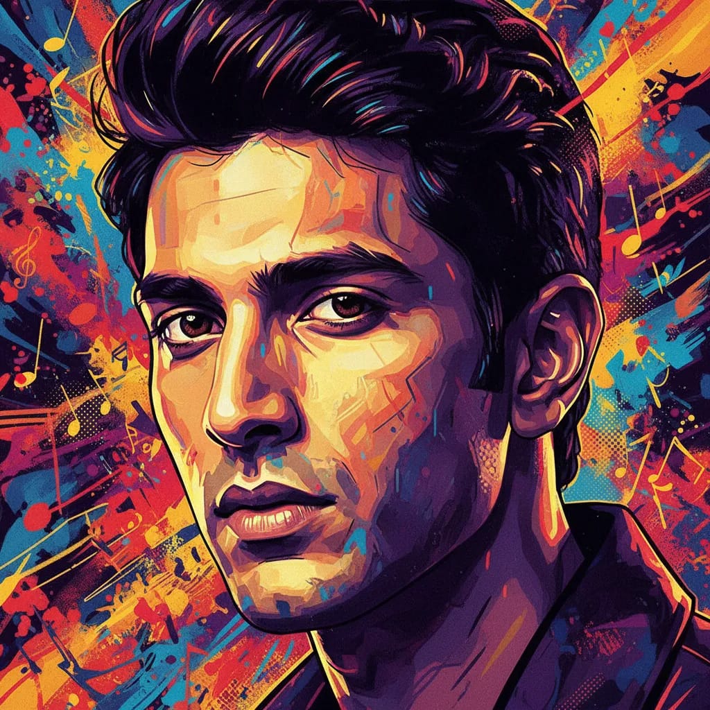 Artistic portrait of Ishaan Khattar