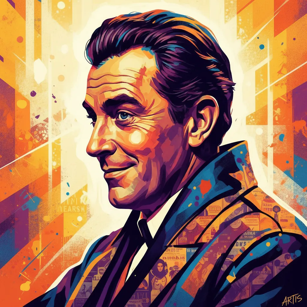 Artistic portrait of Harry H. Corbett