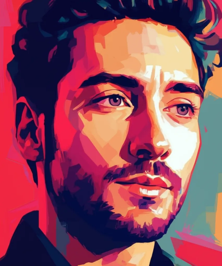 Artistic portrait of Kaya Akkaya