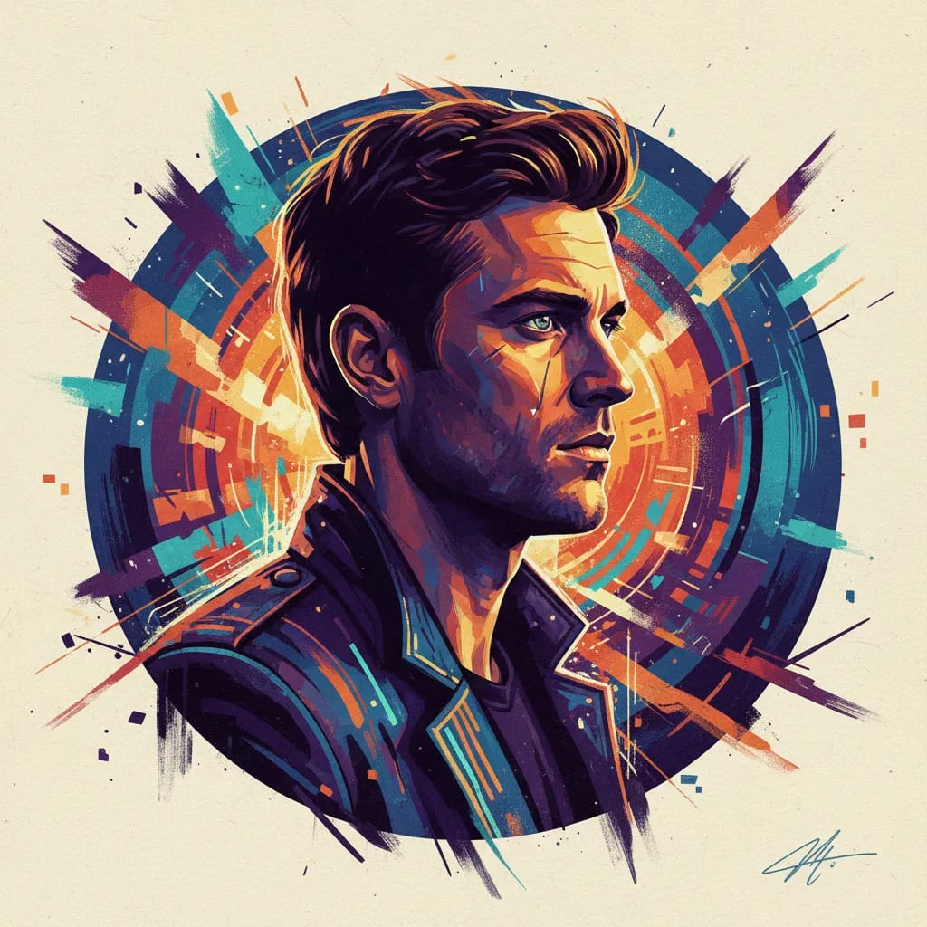 Artistic portrait of Beau Knapp