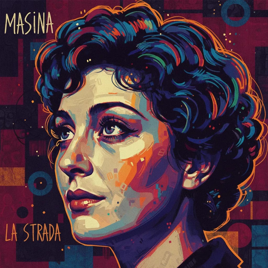 Artistic portrait of Giulietta Masina